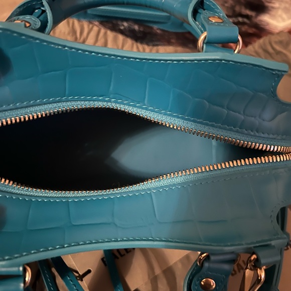 ✨Balenciaga Neo Classic Crocodile Embossed Mini Shoulder Bag✨like new - Picture 9 of 10